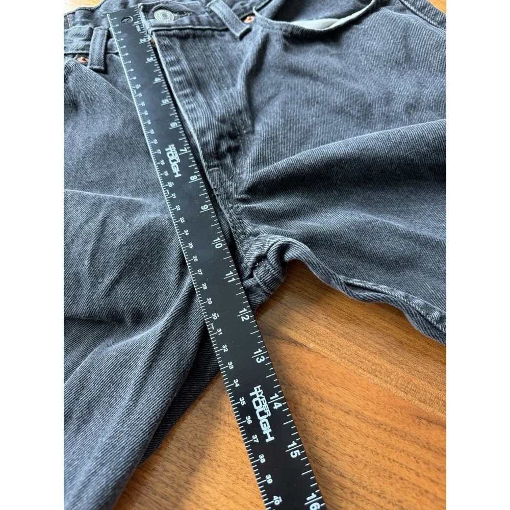 Levi's 550‎ Relaxed Fit Jeans Men 30x27 Black Gray Wash Tapered Denim